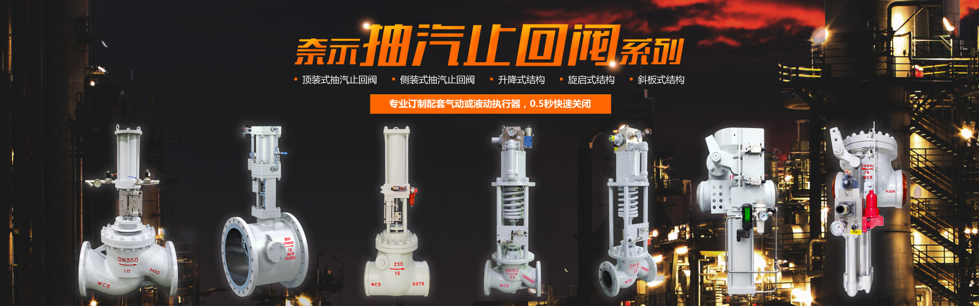 汽輪機抽汽止回閥產品展示